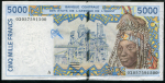 5000 франков 2003 (Кот-д’Ивуар)