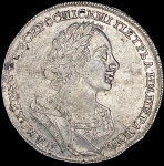 Рубль 1724 (без точек над i)