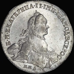 Рубль 1762 года, ММД-ТI-ДМ