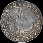 Ефимок с признаком 1655 года на талере 1621 года