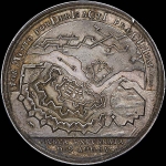 Медаль 1704 года “Взятие Нарвы 9 августа 1704 года“