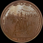 Медаль 1708 года “Адмирал Федор Апраксин“