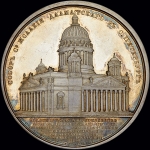 Медаль 1858 года "Собор Св  Исаакия Далматского в Санкт-Петербурге"