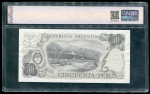50 песо 1977 (Аргентина) (в слабе)
