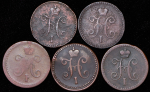 Набор из 12-ти медных монет (Николай I)