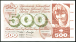 500 франков 1969 (Швейцария)