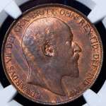 1 пенни 1906 (Великобритания) (в слабе)