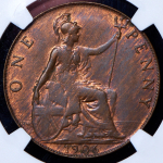 1 пенни 1906 (Великобритания) (в слабе)