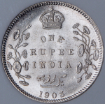 1 рупия 1903 (Индия) (в слабе) C