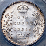1 рупия 1904 (Индия) (в слабе) B