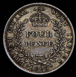 4 пенса 1908 (Британская Гвиана)