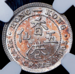 5 центов 1905 (Гонконг) (в слабе)