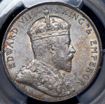 50 центов 1902 (Гонконг) (в слабе)