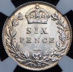 6 пенсов 1907 (Великобритания) (в слабе)