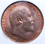Набор из 2-х монет 1/2 пенни 1902 (Великобритания) (в слабах)