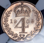 Набор монет Монди (Maundy set) 1908 (Великобритания)