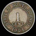 1 цент 1904 (Северное Борнео)