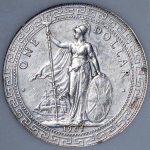 1 доллар 1907 "Торговый доллар" (Великобритания) (в слабе) B