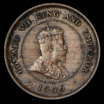 1 фартинг 1906 (Ямайка)