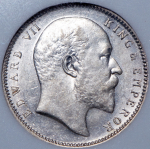 1 рупия 1909 (Индия) (в слабе)