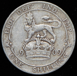 1 шиллинг 1909 (Великобритания)