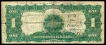 1 доллар 1899 "Серебряный сертификат" (США) 