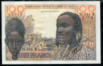 100 франков 1965 (Бенин)