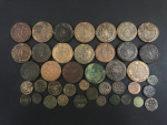 Набор из 41-ой медной монеты XVIII в