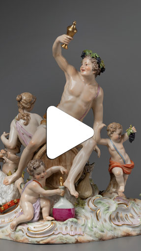 Видео Скульптура «Вакх с вакханкой»