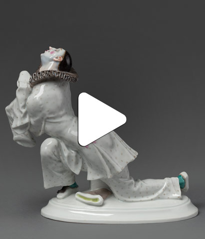 Видео Скульптура «Пьерро»