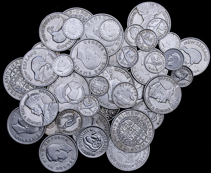 Набор из 42-х сер  монет (Новая Зеландия)