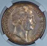 2 гульдена 1855 (Бавария) (в слабе)