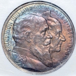 5 марок 1906 "Золотой юбилей свадьбы Фридриха и Луизы" (Баден) (в слабе)