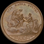 Медаль "Рождение Петра I  30 мая 1672"