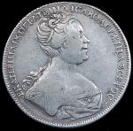 Рубль 1726 СПБ (без локона, Бит. R3, провенанс)