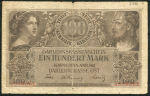 100 марок 1918 (Ковно  Немецкая оккупация Литвы)