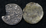 Набор из 2-х сер. монет Копейка 1718 L